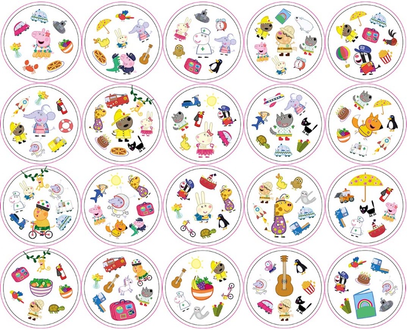 粉紅豬小妹 眼明手快配對趣